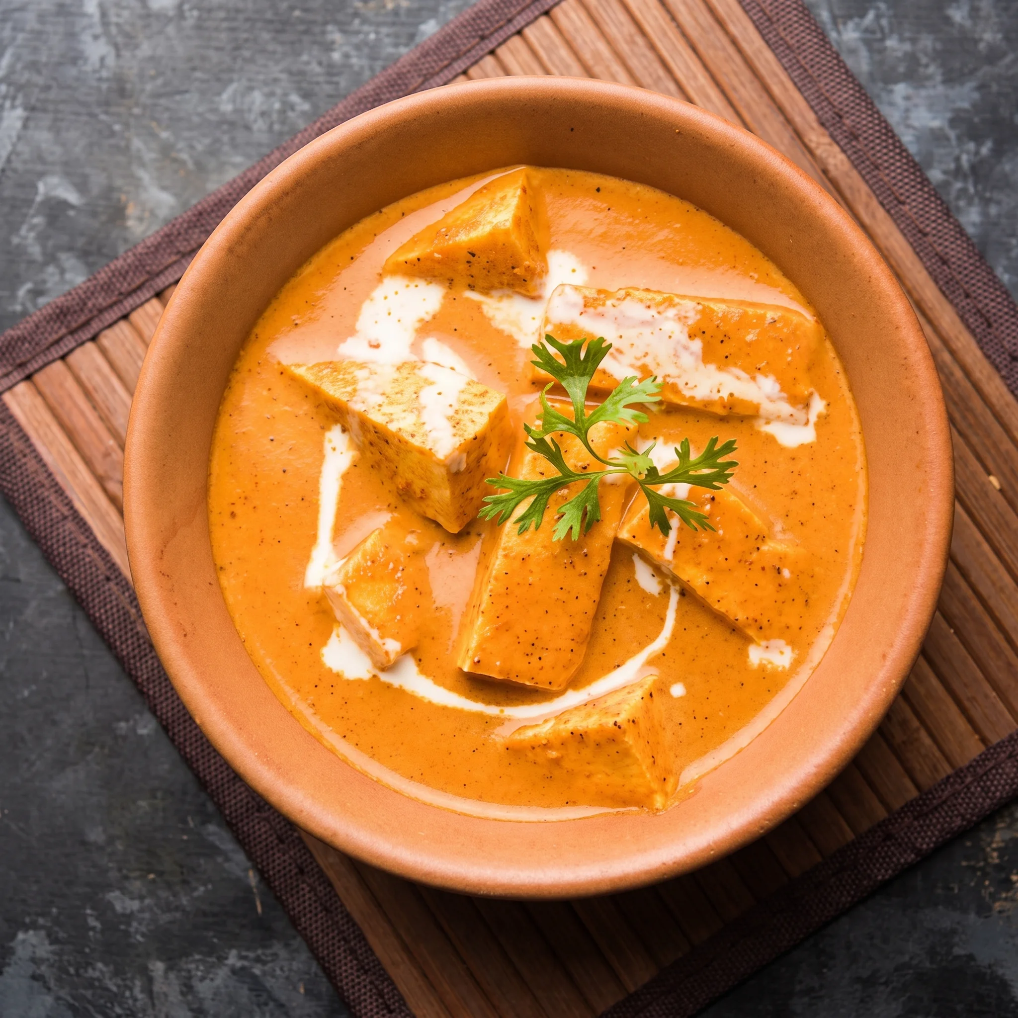 Shahi paneer in a creamy onion, tomato and cashew gravy at our Indian restaurant in Niagara Falls, ON